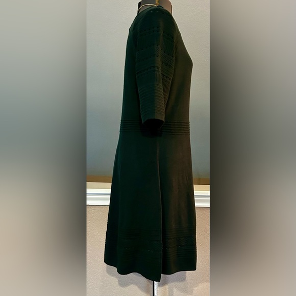 NWT Jessica Howard Women's Sweater Dress in Hunter Green.  Size Large - Picture 4 of 13